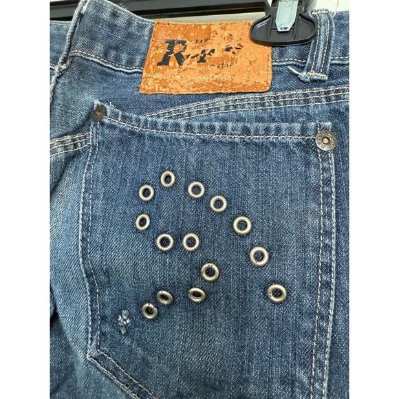 Vtg Womens‎ Replay Low Rise Grommet Pockets Skinny Straight Jeans 29x32(30x28)* - Picture 5 of 9